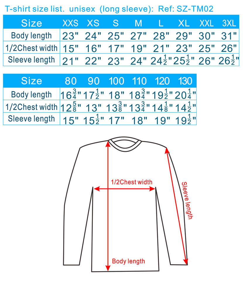 Poly Cotton Unisex T-Shirt Size Chart – The Shop Forward, 45% OFF