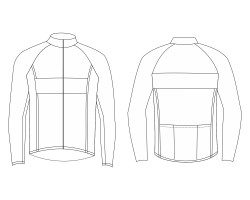 front zipper cycling uniform with long raglan sleeves design download, front zipper cycling uniform with long raglan sleeves design website