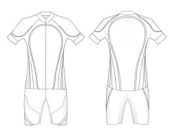short sleeve bike teamwear with cuffs template download, short sleeve bike teamwear with cuffs sample download