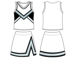 cheerleader uniform pattern cheerleader uniform template cheerleader