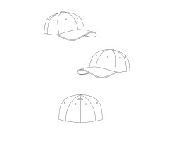 ball cap design template download, ball cap design illustration download
