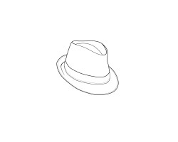 fedora hats for men style template download, fedora hats for men style illustration download