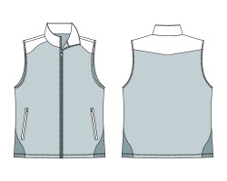 sleeveless jacket without hood artwork download, sleeveless jacket without hood sketch download