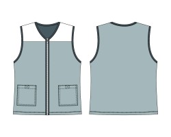 sleeveless jacket with patch pockets jpg download, sleeveless jacket with patch pockets ai download