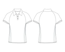 darts uniform polo shirts with raglan sleeves and double side panels design download, darts uniform polo shirts with raglan sleeves and double side panels design illustration