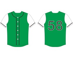 Printed LOGO Baseball Shirt Customized Contrast Color Baseball Shirt Baseball Specialty Store
