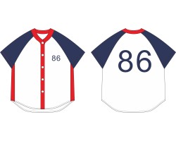 訂製棒球衫  訂造牛角袖棒球衫  印製LOGO棒球衫