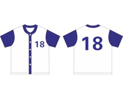 獨家設計棒球衫款式  印製LOGO棒球衫  棒球衫供應商