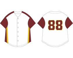 Customized contrasting color baseball shirts, group uniform baseball shirts, baseball shirt wholesalers