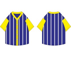 Customized striped baseball shirt, contrasting color short-sleeved baseball shirt style design, professional baseball shirt supplier