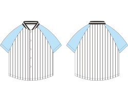 大量訂做間條棒球衫  自訂棒球衫款式  棒球衫供應商HK
