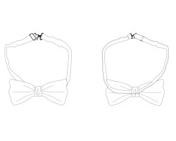 batwing bow tie adjustable template download, batwing bow tie adjustable photos download