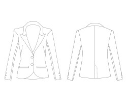 ladies blazer with peak lapels and welt pockets download, ladies blazer with peak lapels and welt pockets design download