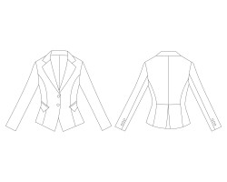 ladies formal office suits with back center vent pictures download, ladies formal office suits with front slant pockets photos download
