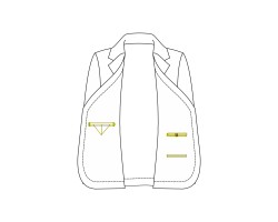 suits lining and inside pockets design download, blazer lining details inner pockets jpg download