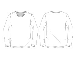 圓領長袖t-shirt 圖案設計 自製絲印T恤 直角袖T恤燙印DIY T恤製作公司