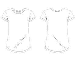 圓領T恤設計圖 T恤印刷 香港 T恤製作中心 t-shirt 印刷公司