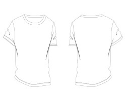 圓領T恤轉印紙 t恤設計軟體 時尚裝T恤素材 t-shirt 印刷公司