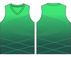 Customized V-neck vest basketball uniform Gradient color design wave shirt Customized basketball uniform