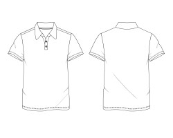 men short sleeve polo shirt regular size download, men short sleeve polo shirt design illsutration