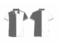 contrast colour short sleeve polo tee shirt images, two colour blocking polo shirt free download
