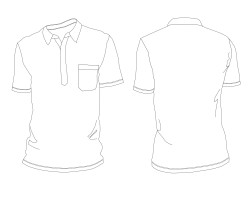 short sleeve polo shirt with pocket design, short sleeve polo shirt with patch pocket design