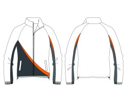 colourful athletic jacket with slash pocket drawing sketch download, colourful athletic jacket with slash pocket design sketch download
