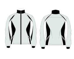 contrast colour windbreaker jacket sketch download, contrast colour windbreaker jacket design template