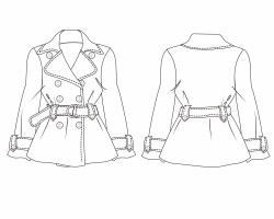 ladies coat jackets illustration download, womens coat jackets design illustration