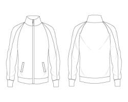 stand collar windbreaker jacket vector download, stand collar windbreaker jacket pattern download