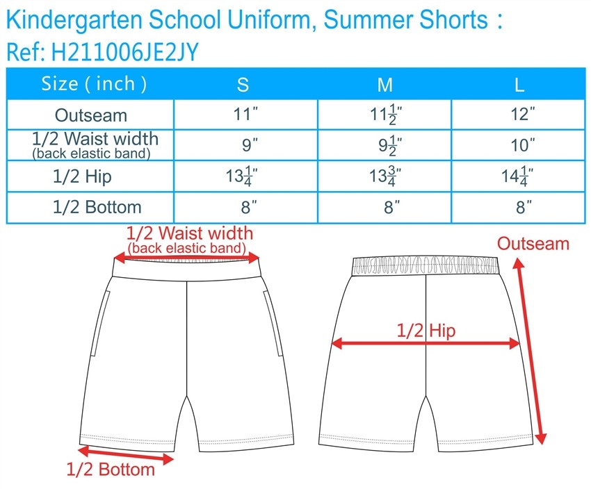 school pants size chart, boys school trousers size, school trousers ...