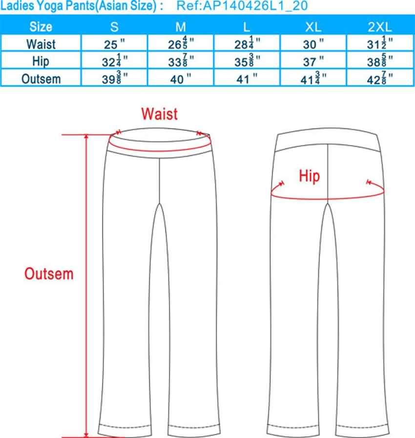 Tracksuit Pants Sizing, Track Pants Sizing, Track Pants Size Guide