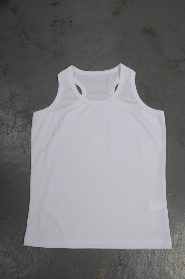 Custom-made white women's slim vest T-shirt Vest T-shirt hk center