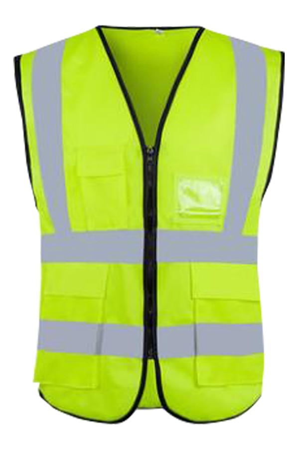 Mass custom-made zipper reflective vests Personal design multi ...