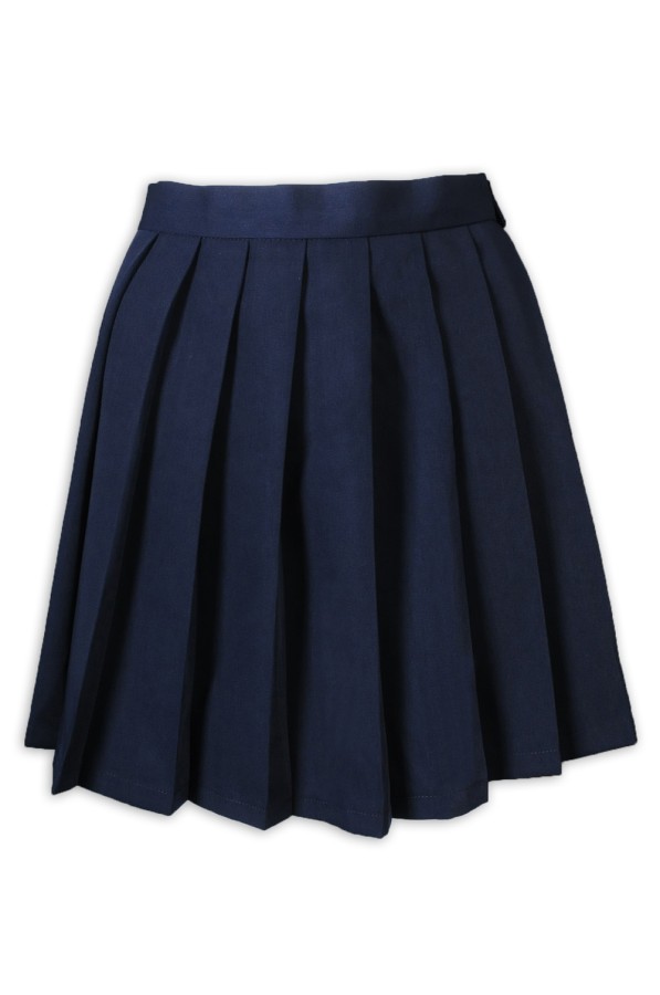 Design women's dark blue cheerleading pleated skirt invisible zipper ...