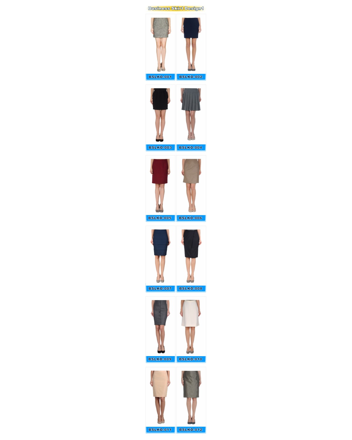 Business Skirt Design1