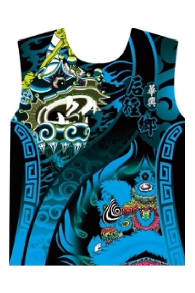 China Colorful Sublimation Pattern Printing Singlet Design Fitness