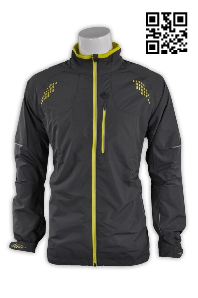 J524 custom hi tech sports jacket tailor made waterproof windproof