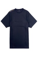 sample custom round neck T-shirt custom printed logo short-sleeved