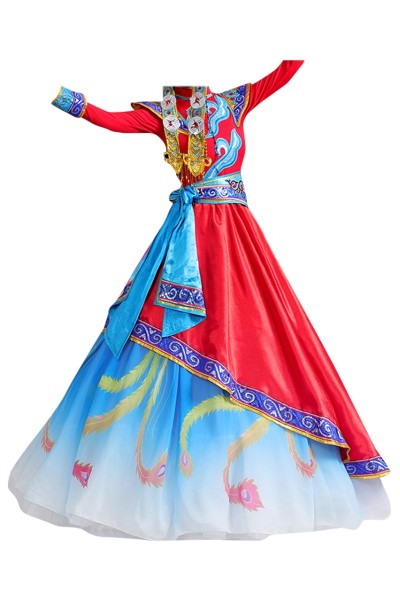 Order Mongolian costume female custom-made Inner Mongolian dance  performance costumes opening dance minority costumes winter and spring folk  dance costumes