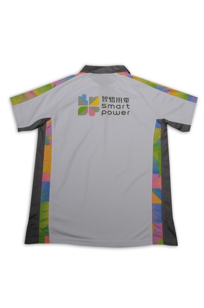 Design Contrast Polo Shirt Sublimation Waist Power Industry Power
