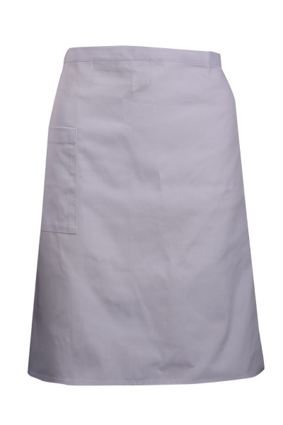 SKAP045 Customized white half length apron Macao Hotel apron shop ...