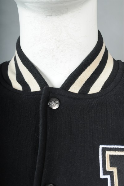 Men's Custom Snap Button Baseball Jacket