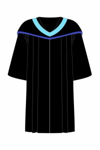 個人設計香港城市大學碩士畢業袍披肩長袍畢業袍專營店DA309