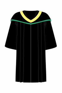 製造澳門城市大學法律學院學士畢業袍黃色披肩長袍畢業袍生產商DA299