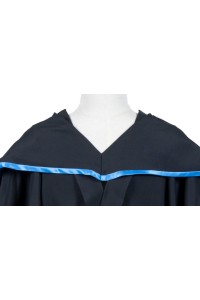 訂做香港城市大學文學學士畢業袍藍色畢業肩帶制服公司DA319