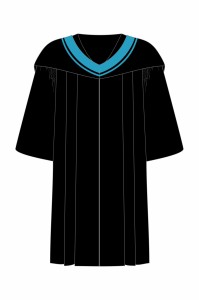 設計香港城市大學會計學學士畢業袍藍色披肩長袍畢業袍專營店DA311