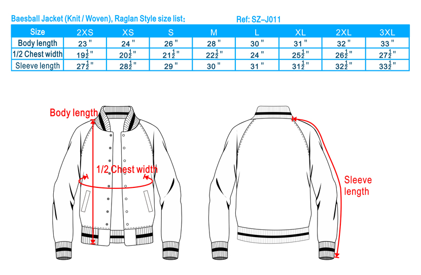 zip fleece jackets sizing, zip fleece hoodies size chart, sweatshirts ...