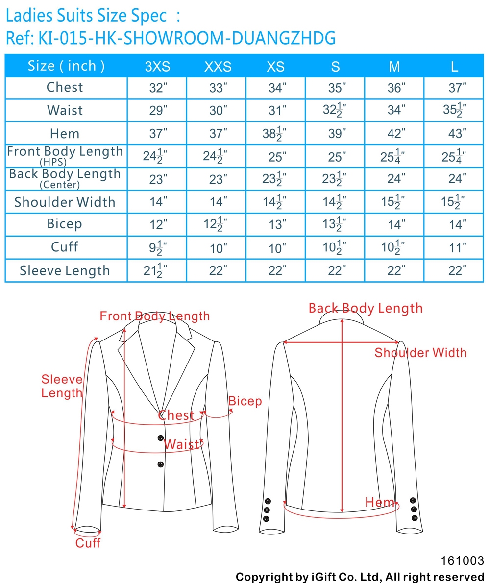 blazer size chart, mens blazer jacket size chart, ladies blazer size ...