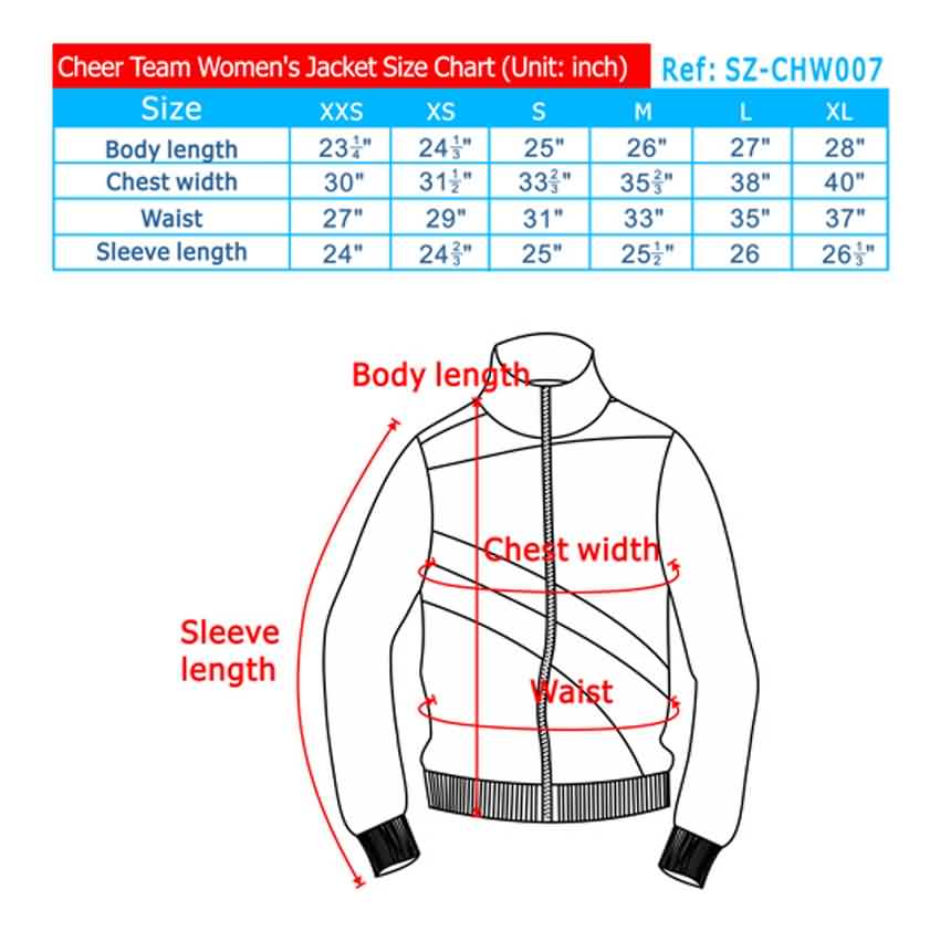 cheer uniforms size, cheerleading team uniforms, cheerleading and danz team uniforms size chart